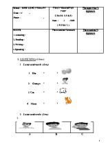 Đề thi học kỳ 2 môn English Lớp 2